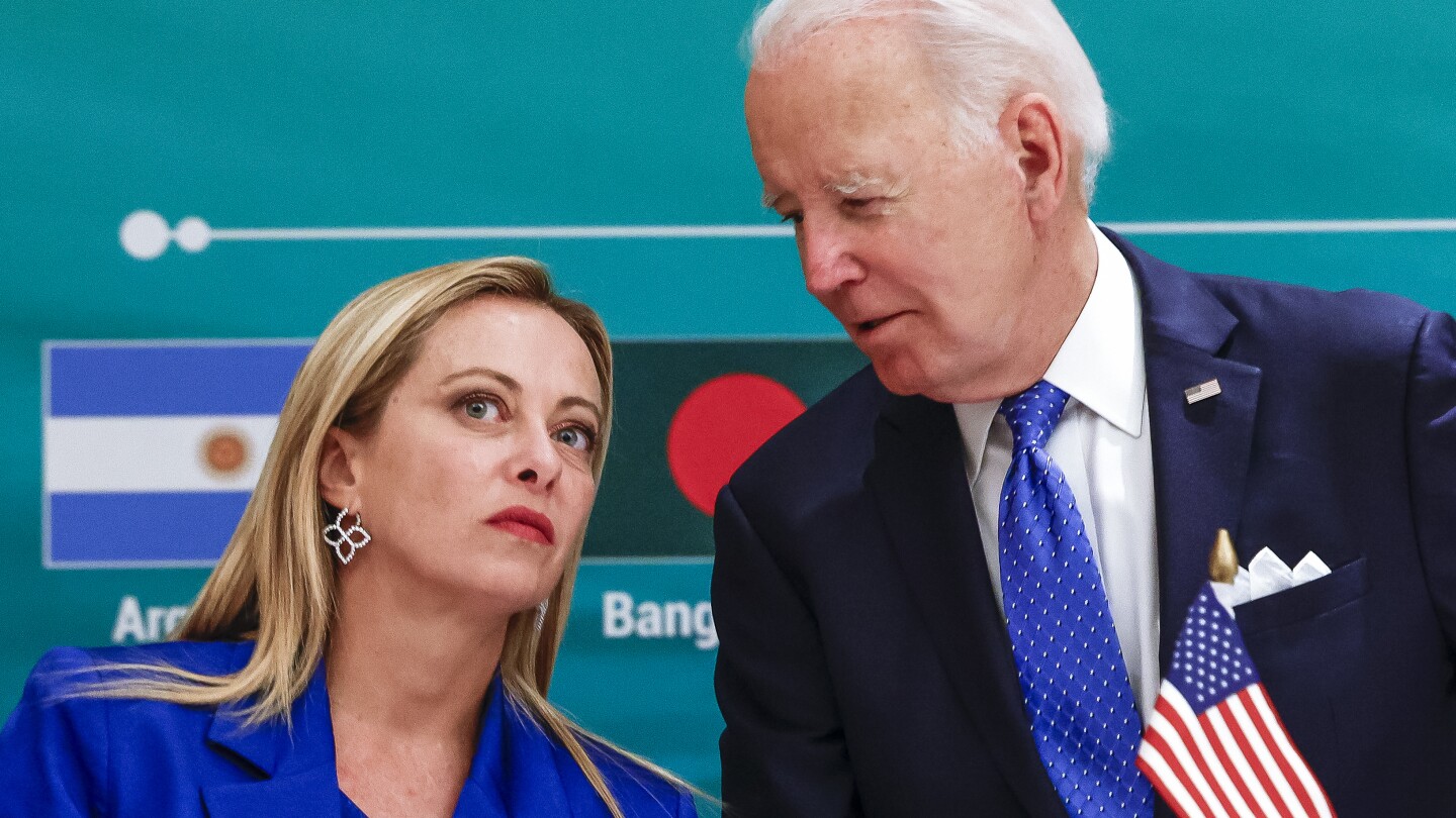 Biden e Meloni tengono colloqui in un momento di crescenti preoccupazioni per l’Ucraina e di venti politici contrari in patria