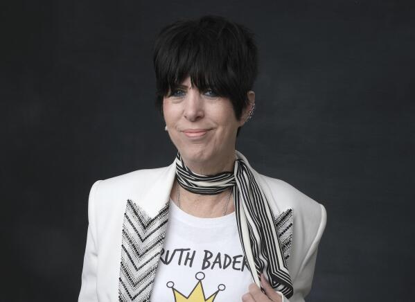 FILE - This Feb. 4, 2019 file photo shows Diane Warren at the 91st Academy Awards Nominees Luncheon in Beverly Hills, Calif. Warren will receive an honorary Oscar at the annual Governors Awards. She’s the first songwriter to ever get the award. (Photo by Chris Pizzello/Invision/AP, File)