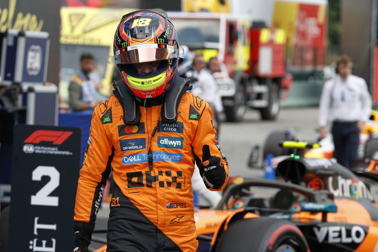 Piastri earns pole position at Spanish GP ahead of McLaren teammate Norris