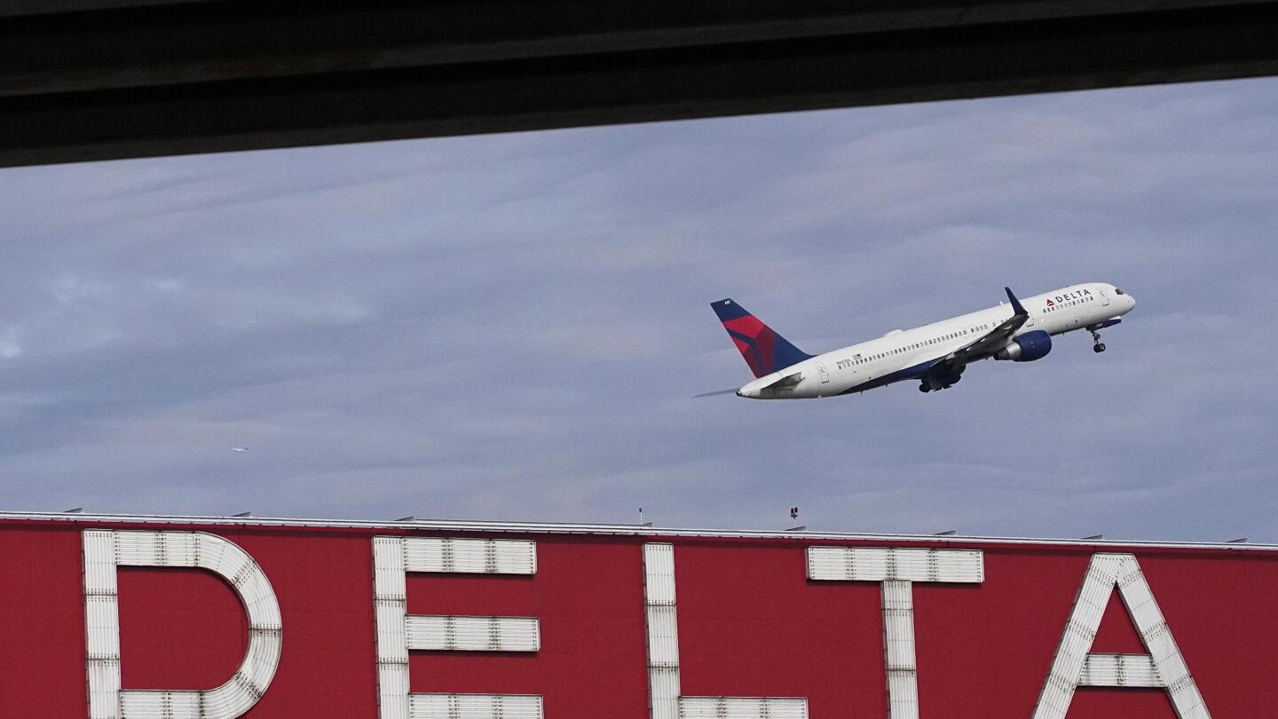 Delta Air Lines hit with lawsuit over claims of carbon neutrality | AP News