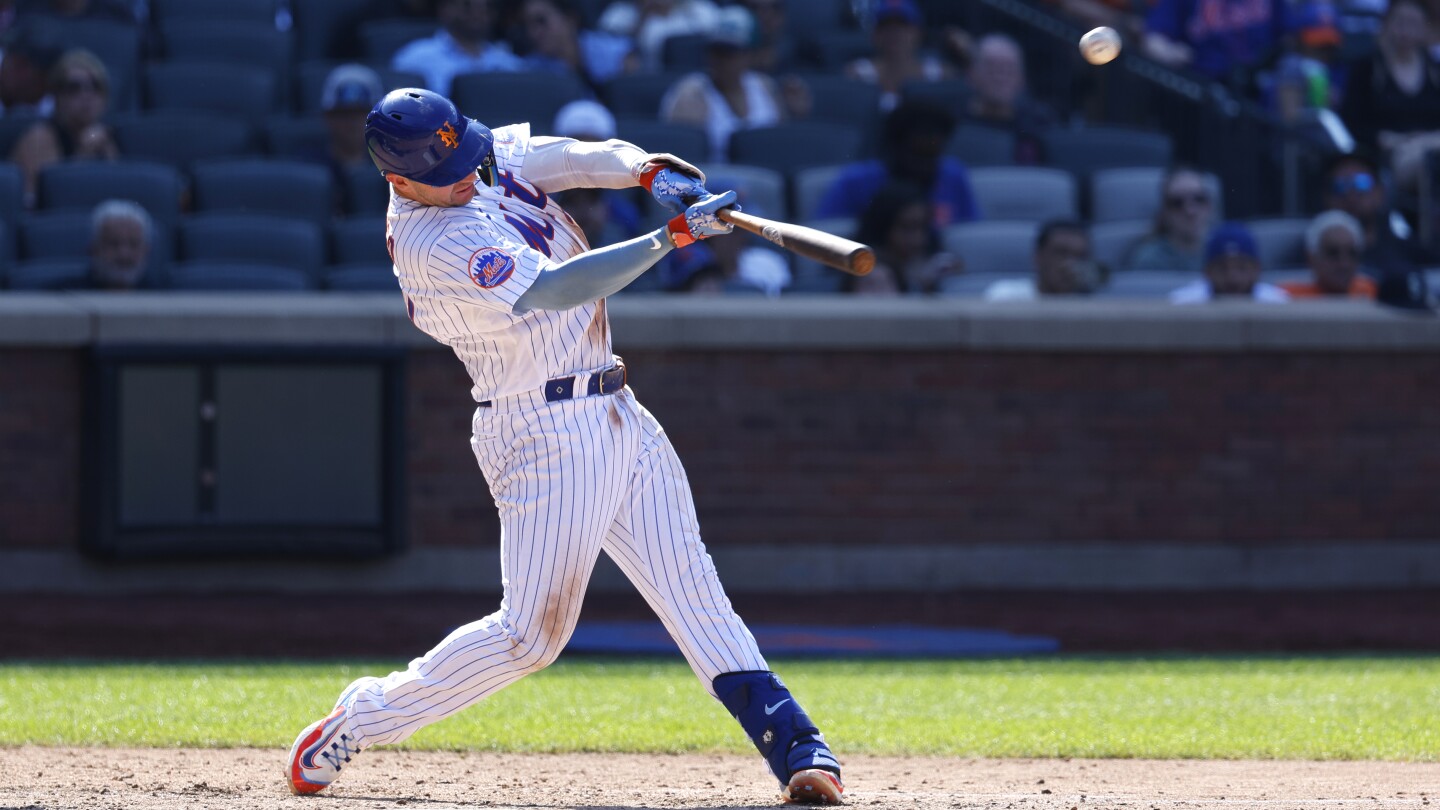 Pete Alonso homers twice, drives in 5 as Mets pound Yankees 9-3